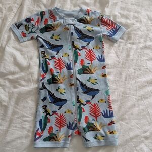 Hanna Andersson Shortie Zip Pajamas